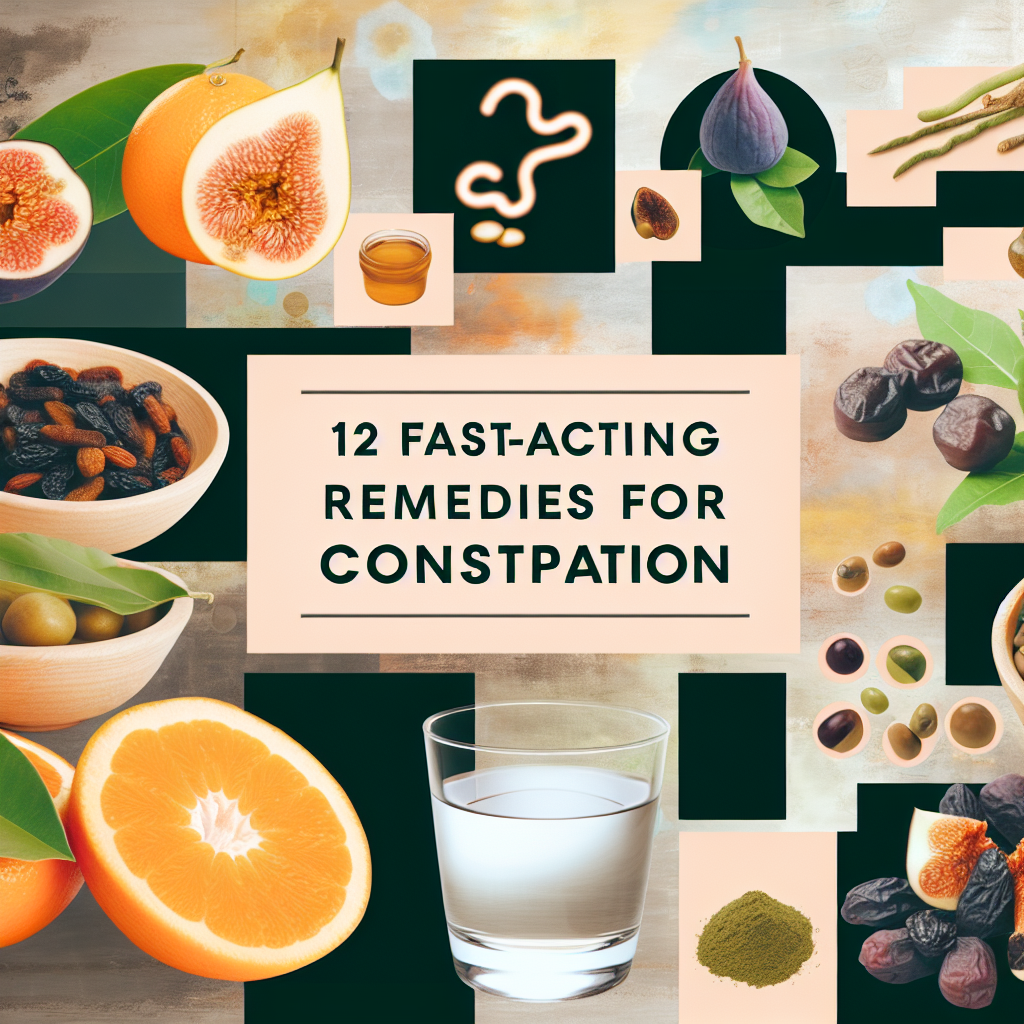 Natural Treatment for Constipation: 12 Fast-Acting Remedies